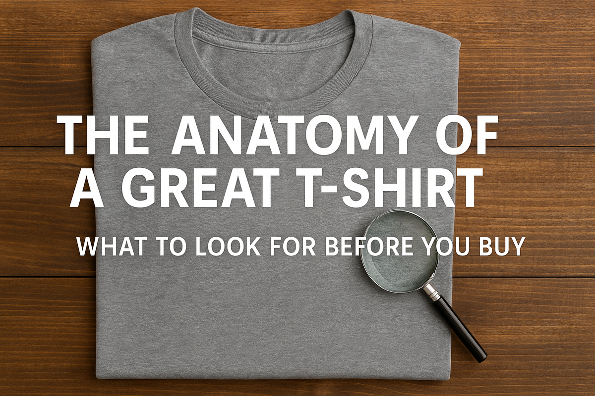 The Anatomy of a Great T-Shirt: What to Look for Before You Buy